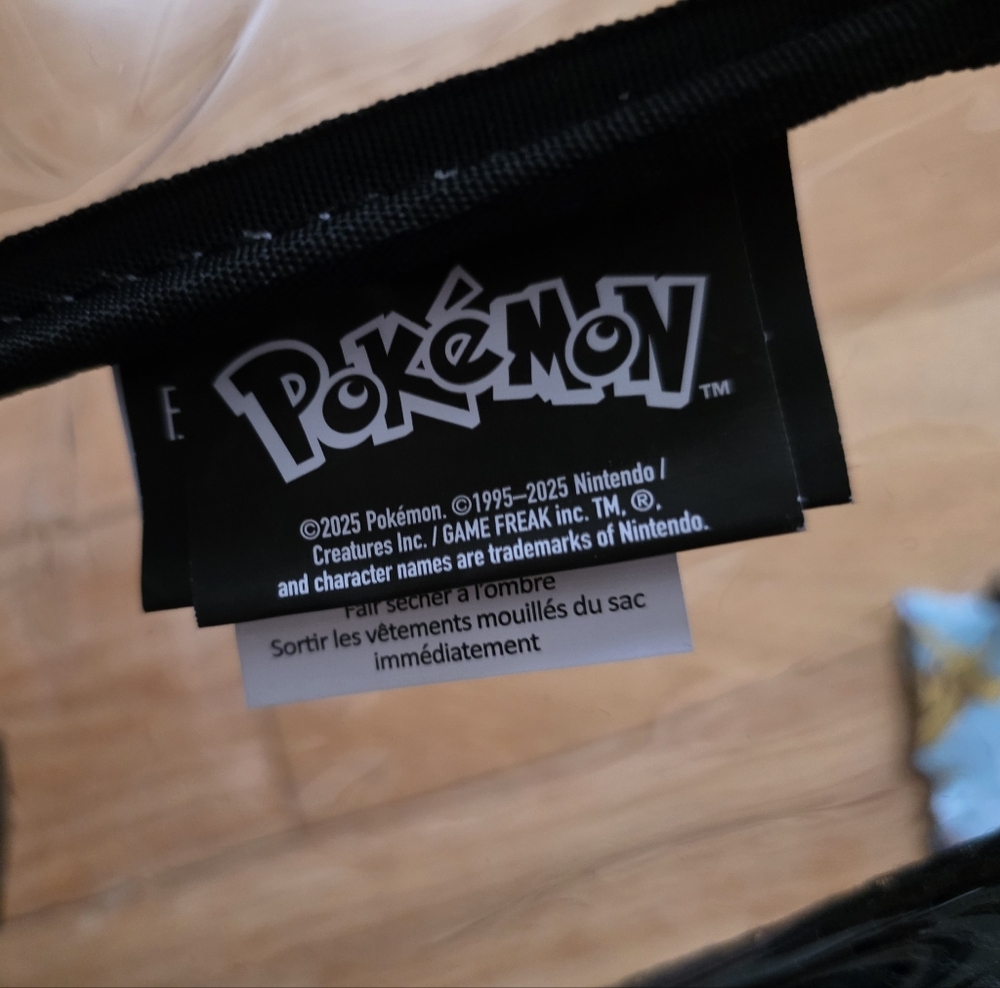 Pokemon Clear Backpack with Removable Pouch Plus Bonus Trading Card Fun Pack - Picture 2 of 15